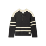 Nike x BODE Astro Grabber Kootud V-kaelusega L&otilde;tv Pikkade varrukatega T-s&auml;rk Unisex topid Varjupruun Looduslik linane valge FJ0218-235 XXL