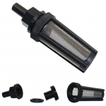 2tk Venturi voolikufilter P&otilde;llumajanduse veepuhastaja T&ouml;&ouml;stuslik filter 3/8mm vooliku tarvik Aiat&ouml;&ouml;riistad Purskkaevu tarvik 3/8''