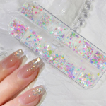 Nail art new mermaid illusion glitter glitter DIY jewelry glitter set