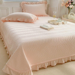 Voodikatted Tepitud voodipesu Jacquard voodikate Kodutekk Ruffles voodilina (Padjap&uuml;&uuml;r puudub) 150x230cm 1pc