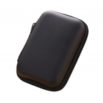 Mini t&otilde;mblukuga k&otilde;vast nahast k&otilde;rvaklappide hoiukott k&otilde;rvaklappide kotti must