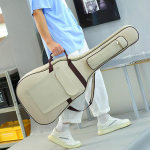 Puuvillane kitarrikott, veekindel kott poistele ja t&uuml;drukutele, 40-tolline rahvakitarri seljakott, 41-tolline paks padjaga One Size valge