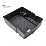 K&auml;etoe karbi hoiualus Subaru Foresteri 2024-2019 USB-avaga eemaldatavad padjad Lihtne paigaldamine Sisemine korraldaja h&otilde;lpsaks juurdep&auml;&auml;suks varjatud hoiule must