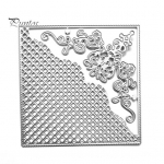 V&otilde;re taustal raam metallist l&otilde;ikevormid DIY scrapbooking kaardid albumi &scaron;abloon h&otilde;be