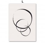 P&auml;ike lehed Jooned Vikerkaare geomeetria Abstraktsed maastikuplakatid Prindid l&otilde;uendimaalid Seinakunstipildid elutoa sisekujunduseks 21X30cm No Frame