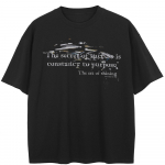 Streetwear Kirjad Graafiline Must T-s&auml;rk Puuvill Unisex Topid T-s&auml;rgid Suvine L&uuml;hikeste Varrukatega T-s&auml;rk M must