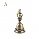 Messingist k&auml;sit&ouml;&ouml;na valminud kellukella auto tuulekell Tiibeti kellukella kingitus kodukaunistuseks 4.8cm x 2.5cm pronksi