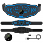 K&otilde;hulihaste trenaž&ouml;&ouml;riv&ouml;&ouml; EMS k&otilde;hulihaste stimulaator elektriline toonimisrihmad USB talje k&otilde;ht kaalulangus kodu j&otilde;usaal Fitness Massager sinine