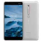 Renoveeritud Avatud Originaal Nokia 6.1 4G Android Kaheksatuumaline 5,5 tolli 4 GB RAM 64 GB ROM 16 MP 1080P Mobiiltelefon 1 SIM-kaardiga 4GB 64GB Simple valge