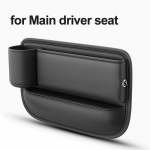 Universaalne autoistmete vahe PU hoiukott Autoistme k&uuml;lgmise pilu hoiukarbi korraldaja t&uuml;himiku t&auml;iteaine pudelihoidjaga for Co driver beež