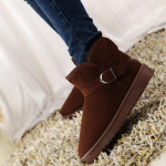 Talvised libisemisvastased ja soojad l&uuml;hikese toruga lumesaapad naistele, lameda p&otilde;hjaga l&uuml;hikesed saapad talveks, puuvillased kingad paaridele, meeste ja naiste kingad 36 must