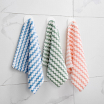 3/5 tk Puhastusr&auml;tik Kodupuhastus Mittenakkuva &otilde;li Puhastuslapp Triibud Korallist n&otilde;udelapp Puhastuslapp Pehme Sanitaartehniline Paksendamine 3Pcs/Wave edge/15*20CM