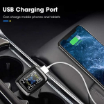 1-osaline auto TPMS juhtmevaba TPMS digitaalne rehvir&otilde;hu h&auml;ires&uuml;steem 4 v&auml;list andurit Tire pressure detector must