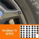 Fit For Chery Jetour Traveller T2 Wheel hub cap screw cover wheel and rim disc plug cover tire protection parts 40PCS