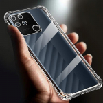 Paksendatud turvapadja p&otilde;rutuskindel l&auml;bipaistev pehme TPU telefoni&uuml;mbris RMX3430 Realme Narzo 50A &uuml;mbrisele l&auml;bipaistev tagakaas 6,5 Funda &uuml;mbrised For Realme Narzo 50A puhas