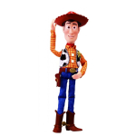 Toy Story 4 reaalses suuruses r&auml;&auml;kiv kuju Woody (Kogupikkus 37 cm) brown