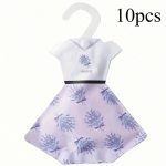 5 TK rippuv aroomiteraapia kattega kapi kotike Deodoriseeriv kotike paberkott Printsessi seelik t&uuml;druku seelikukotike hulgim&uuml;&uuml;k konksuga kotike 10pcs kollane