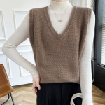 Naiste ka&scaron;miirvest Qinghe ka&scaron;miir 30% ka&scaron;miir 70% vill s&uuml;gis- ja talvine ka&scaron;miirvest pehme ja soe L pruun