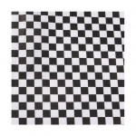 50tk V&otilde;ileivapaber Rasvakindel Deli paber toidule Klassikaline ruuduline korvivooder V&otilde;ileivapaber burgerite grillipidude jaoks 30*30cm must valge v&auml;rv