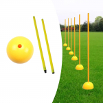 Jalgpalli agility-treeningpostid, jalgpalli m&auml;rgistusvarustus 1 meter