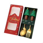 J&otilde;ulukomplekt, s&ouml;&ouml;giriistad roostevabast terasest magustoidu lusikad ja kahvlid 2E