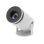 S300 Uus 4K Android 11 Dual Wifi6 200 ANSI Allwinner H713 BT5.0 1080P 1280*720P kodukino v&auml;litingimustes kaasaskantav HD-projektor EU Plug valge