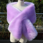 Talv Uus Suur Sall Imitatsioonkarusnahk Pulma &Otilde;htukleit Imitatsioon Pesukaru Rebasekarusnaha Sall sall sall Mood Naine one Size