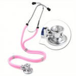 Multifunktsionaalne kahepoolne stetoskoop Meditsiiniline kardioloogia Stetoskoop Doctor Professionaalsed Arstid Meditsiiniseadmed roosa