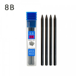 Metallist visandid kirjatarvete kirjutamine 5,6 mm joonistust&ouml;&ouml;riist kunst maalimine automaatpliiats mehaaniline pliiats 2B/4B/6B/8B-Mixed