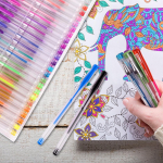 Geelpliiatsi komplekt 100/48/36/24 t&uuml;kki, v&auml;rviline geelpliiats, s&auml;rav geelit&auml;ide, esilet&otilde;stmine armas kommiv&auml;rvi t&auml;iss&auml;ra lastele joonistamiseks grafiti kunstitarbed 36 pcs gel pen set