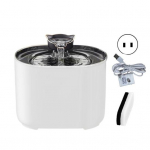 Kassi veepurskkaev Ultra vaikne, suure mahutavusega BPA-vaba joogivee aeroobse ts&uuml;kli filtreerimine 2,2 l kassi joogijaotur lemmikloomatarbed US Plug valge