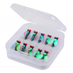 Fly Fly Hook Roheliste metallosade vahetus 12# 5pc