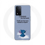 Coque Maniacase pour Oppo A93s 5G Stitch disney stitch mignon Ohana means family