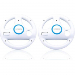 2x Volant De Course Roue Volant Wii wheel Pour Nintendo Wii Jeu Mario Kart Commande Contr&ocirc;le RACING CONSOLE