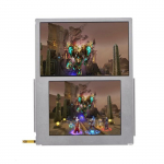 BOYOU Nouveau remplacement Nintendo pour &eacute;cran LCD 2DS partie sup&eacute;rieure et inf&eacute;rieure de remplacement pour Nintendo 2DS