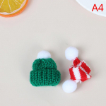 2tk Xmas Mini Sall M&uuml;ts Decor Nuku Riided Aksessuaar J&otilde;ulupeo ornament A1