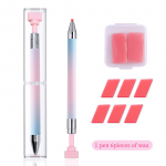 Nail Art Pointi puurt&ouml;&ouml;riist Imepuur P&ouml;&ouml;rleva otsaga puur Kreiit kleepuv k&uuml;&uuml;nekunsti punkt kleebispuur