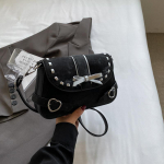 Trendikad Pehmest Nahast Klapiga Ristkandekotid Moodne Mitmek&uuml;lgne Kaenlaalune V&auml;ike Ruudukujuline Pakk Daami Igap&auml;evane K&auml;ekott