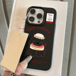 Telefoni&uuml;mbris iPhone 11 13 XR XS Max &uuml;mbrisele iPhone 12 14 15 16 Pro Max 12 Pro 15 Plus Nahast v&auml;rvitud veekindel kukkumis- ja kulumiskindel multikas iPhone 16 Pro Max valge