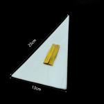 50 tk. DIY kommikott, mis on m&otilde;eldud s&uuml;nnip&auml;evapeo kaunistuseks, armsad tsellofaanist l&auml;bipaistvad koonused s&auml;ilituskotid organza kotikestega as photo