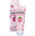 BONNYHILL Maasikapiim/ Mango/ Avokaado/ Virsik k&auml;tekreem 100 ml, Niisutav, Korea kosmeetika, Kbeauty, n&auml;idis Strawberry Milk