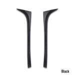 Paari auto tagaklaasi Canards k&uuml;ljespoiler Canardi jaoturi tarvikud VW Golf 7 7.5 MK7 MK7.5 14-18 jaoks must