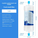 5-tolline v&auml;ike vee eelfilter puhastite, pesumasinate, veesoojendite ja nutikate tualettruumide katte jaoks (PP element) 2-pole-2-pole (without connector)