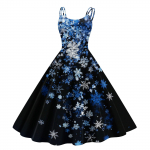 Naiste j&otilde;ulukingitused j&otilde;uluvana m&uuml;ts, tr&uuml;kitud seksikas &otilde;lavaba punk vintage kleit S