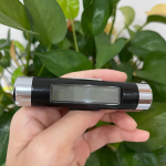 Auto digitaalse kella termomeetri LCD-ekraan temperatuuriga &ndash; automaatne armatuurlauale kinnitatav taustvalgustusega kell, 12/24 tundi car clock-1pc