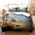 Voodipesukomplekt World Of Tanks, &uuml;heinimesevoodi, kaheinimesevoodi, queen-voodi, t&auml;iskasvanud lapse magamistuba, tekikotid Anime parure de lit -voodi 70x133cm 2pcs