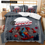 V&otilde;idus&otilde;idu tekikott Dirt Bike Twin Size Race Car Competition Extreme Sports Lohukate meeste auto pol&uuml;ester Qulit kate EU single(135x200cm)