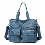 Kevadine naiste mood crossbody kott k&otilde;rge kvaliteediga suur mahutavus &otilde;lakott vintage teksasinine pesu