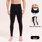 K&otilde;rge v&ouml;&ouml;kohaga villase siidiga p&uuml;ksid: Meeste ja naiste soojad s&uuml;gislegingsid kinkekarbis Men's XXXXL must