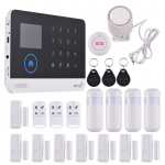 4G WiFi juhtmeta koduh&auml;ires&uuml;steem DIY nutikas traadita h&auml;ires&uuml;steem koos TY APP juhtimisega 2,4-tollise TFT-ga must